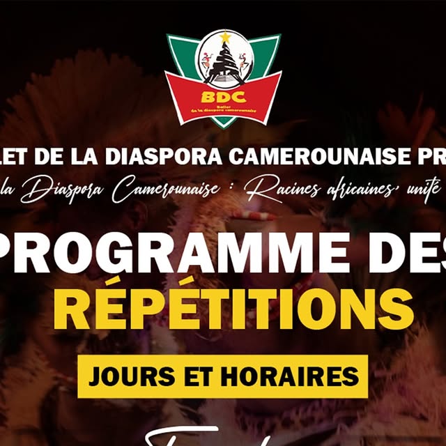 Repetition et transmission du Ballet Diaspora Camerounaise